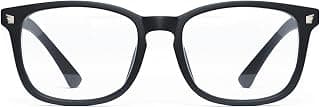Gaoye Black Blue Light Glasses for Computer & Gaming - Anti UV Ray Lenses, Scratch-Resistant & Comfort Fit